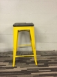 Picture of TOLIX Replica Bar Stool  Rustic Elm Seat *6 colors - Yellow-29.5 Inches