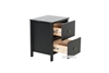 Picture of METRO Pine Bedside Table (White)