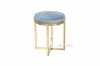 Picture of ROBIN Golden Frame Stool (Blue)