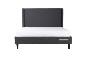 Picture of POOLE Upholstered Platform Bed in Double/ Queen/King - King