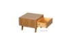 Picture of RETRO 1-Drawer Oak Side Table (Maple)