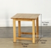 Picture of NEWLAND Solid Oak Large Lamp Table/ Side Table
