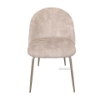 Picture of (Final Sale) LANCER Velvet Dining Chair (Beige)