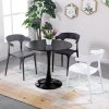 Picture of TULIP  31.5"/39.4" Round Dining Table (Black)