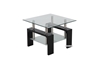 Picture of HORIZON Glass Side Table (Black)