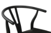 Picture of WISHBONE Solid Beech Y Replica Chair (Black)