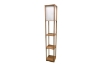 Picture of FLOOR LAMP 759 in Plastic Etagere (Wooden Finish)