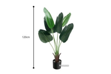Picture of ARTIFICIAL PLANT 120/180cm Banana Leaf with Black Plastic Pot