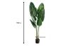 Picture of ARTIFICIAL PLANT 120/180cm Banana Leaf with Black Plastic Pot