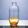 Picture of Clear with Gold Tone Vase - #21003