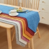 Picture of LINEN TABLE RUNNER 12"x94" (Silver Grey)