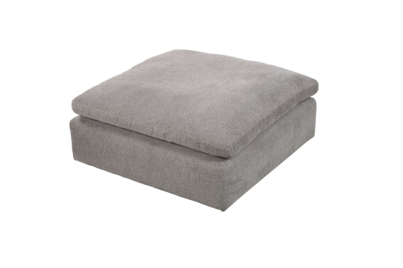 Picture of FEATHERSTONE Feather-Filled Ottoman - Water, Oil & Dust Resistant Fabric