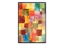 Picture of UNTITLED 1914 by Paul Klee - Black Framed Canvas Print Wall Art (100cm x 80cm)