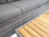 Picture of CONNERY Aluminum Frame Outdoor Sectional Sofa Set with Coffee Table & Corner Table