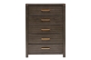 Picture of GLINDA 5-Drawer Chest (Grey)