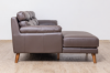 Picture of ANVIL 100% Leather Sectional Sofa  (Dark Brown) 