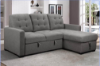 Picture of Winstone Reversible Sectional Sofa with Pull-Out Bed (Pepper)
