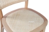 Picture of SYDNEE Solid Beech Wood Rattan Back and Seat Dining Chair (Natural)
