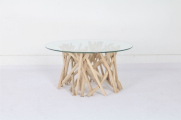 Picture of WILDBRANCH Solid Teak Wood D31.5" Round Coffee Table