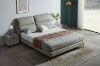 Picture of ROMEO Genuine Leather Bed Frame (Light Grey) - Queen Size	