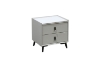 Picture of AUGUSTA 2-Drawer Bedside Table (Light Grey)