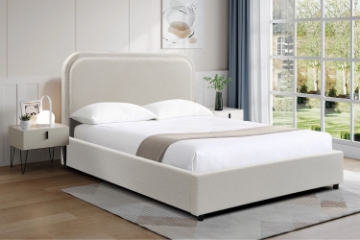 Picture of DOROTHY Fabric Bed Frame - Queen Size