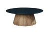 Picture of BETA Reclaimed Pine Wood D35.5" Round Coffee Table