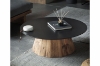 Picture of BETA Reclaimed Pine Wood D35.5" Round Coffee Table
