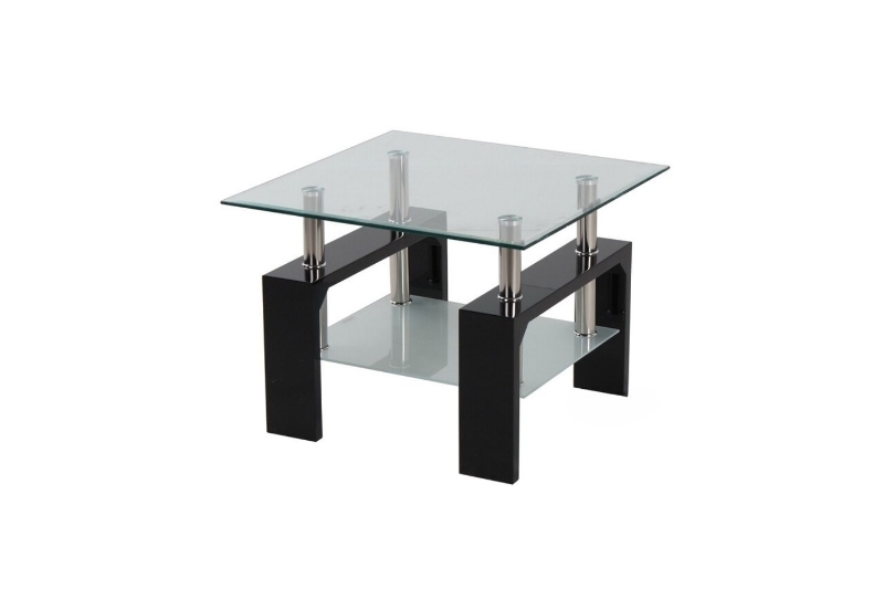 Picture of HORIZON Glass Side Table (Black)