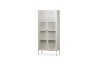 Picture of STARK Steel Frame 2-Arched Door Accent Glass Display Cabinet (Cream)