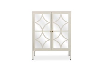 Picture of STARK Steel Frame 2-Mirror Door Cabinet (Cream)
