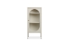 Picture of STARK Steel Frame 1-Arched Door Glass Display Cabinet (Cream)