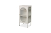 Picture of STARK Steel Frame 1-Arched Door Glass Display Cabinet (Cream)