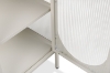 Picture of STARK Steel Frame 1-Arched Door Glass Display Cabinet (Cream)