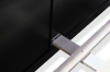 Picture of LOUIS Hevea Wood Bed Frame with LED Lighting Headboard in Queen/Eastern King Sizes (Black) 