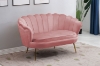 Picture of EVELYN Curved Flared Loveseat (Multicolor)
