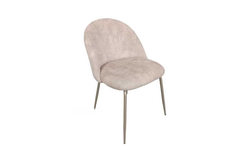 Picture of (Final Sale) LANCER Velvet Dining Chair (Beige)
