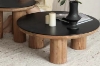 Picture of ASMA 100% Reclaimed Pine Wood D35.4" Coffee Table 