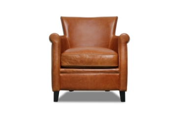 Picture of ALANA 100% Genuine Silky Aniline Leather Club Chair