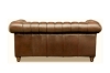 Picture of WILLIFORD 100% Genuine Leather Chesterfield Sofa Range (Tobacco) - Loveseat + Sofa Set