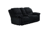 Picture of SELINNA Corduroy Manual Reclining Sofa Range with rocker chair (Black)