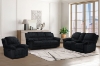 Picture of SELINNA Corduroy Manual Reclining Sofa Range with rocker chair (Black)