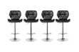 Picture of LIBBY Adjustable Swivel Gas Lift Bar Stool (Black) - 4 Stools in 1 Carton