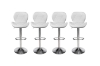 Picture of LIBBY Adjustable Swivel Gas Lift Bar Stool (White) - 4 Stools in 1 Carton