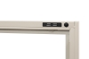 Picture of STARK Steel Frame 35.5"x47" 3-Door Transparent Glass Display Cabinet (Cream)