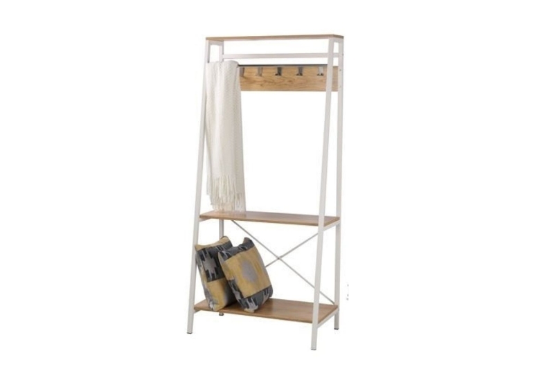 Picture of CITY Angled Storage Rack (White) - (23.6"x69.3"x13.8")