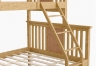 Picture of FORESTER Solid Wood Twin-Double Bunk Bed