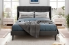 Picture of SONOMA Fabric Bed Frame (Dark Grey) - Double