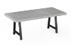 Picture of SYNERGYPLUS Dining Table with A-Frame Metal Legs (Cement Grey) - 71"x35.5"