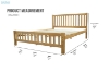 Picture of FORESTER Solid Wood Twin/Double/Queen Size Bed Frame